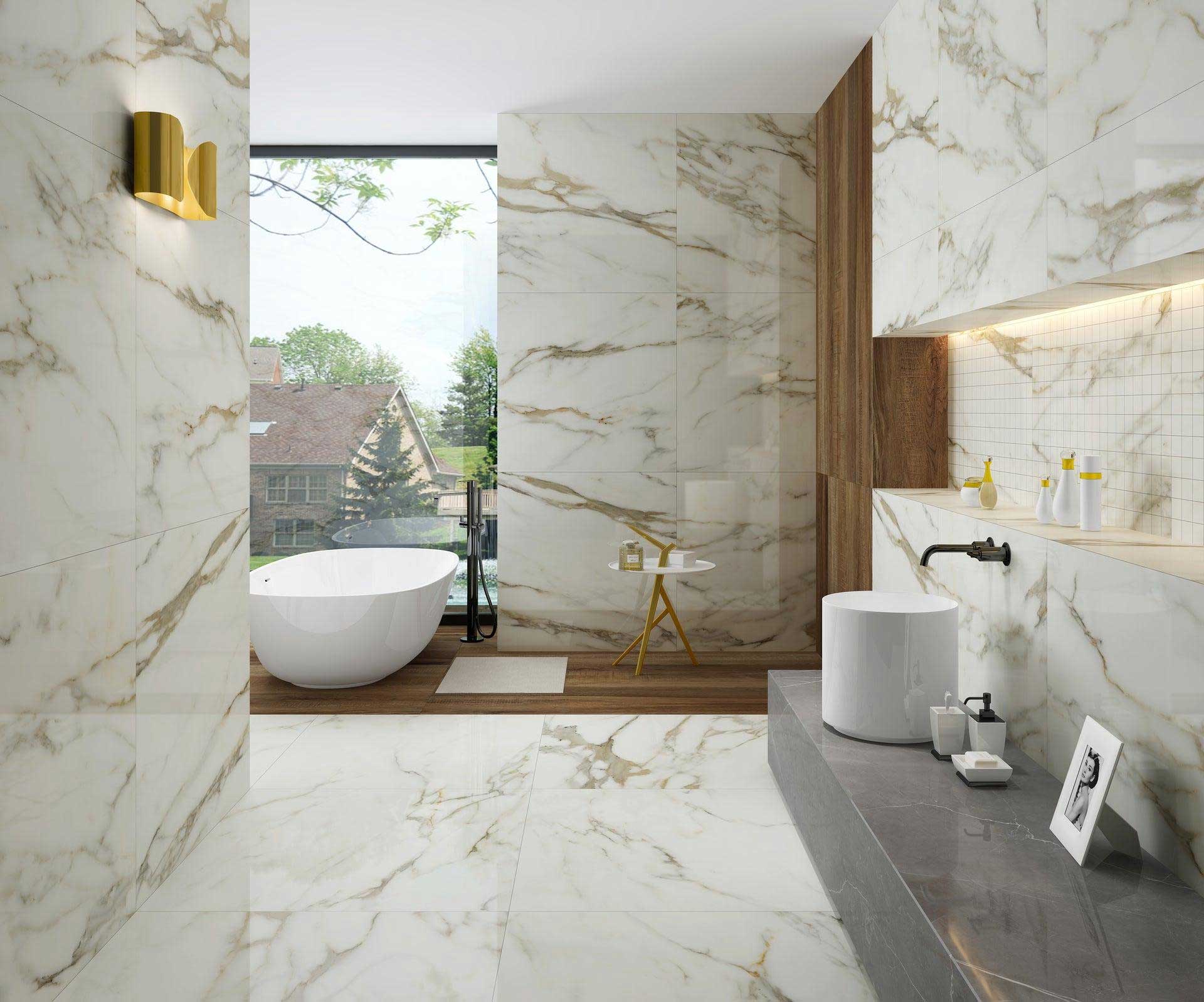 Decorative ceramic wall tiles